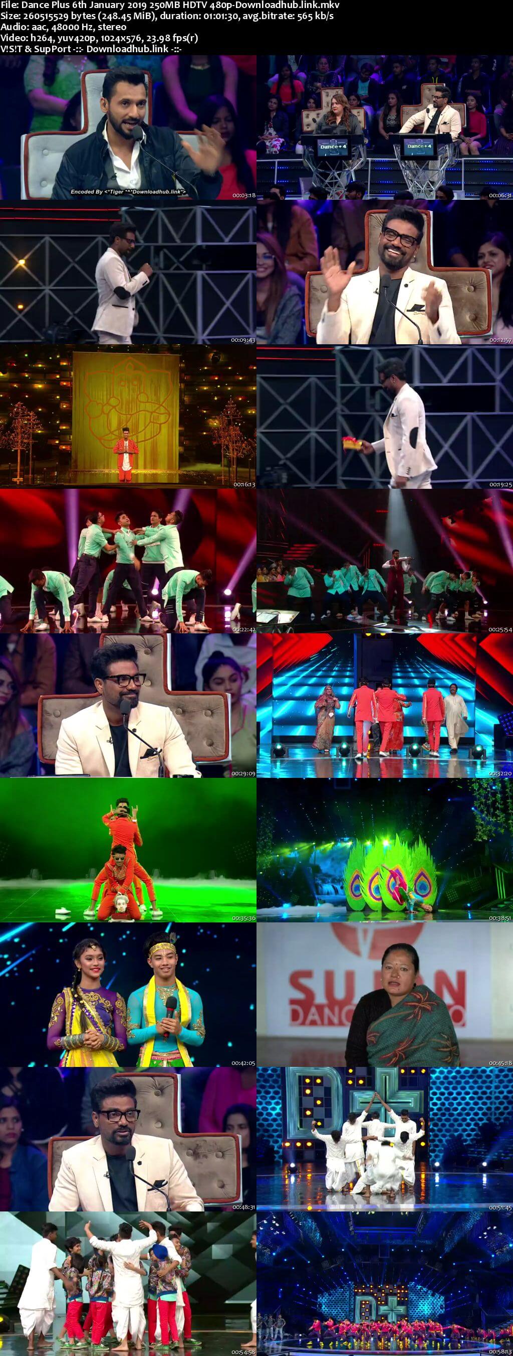 Dance Plus Season 4 06 January 2019 Episode 27 HDTV 480p