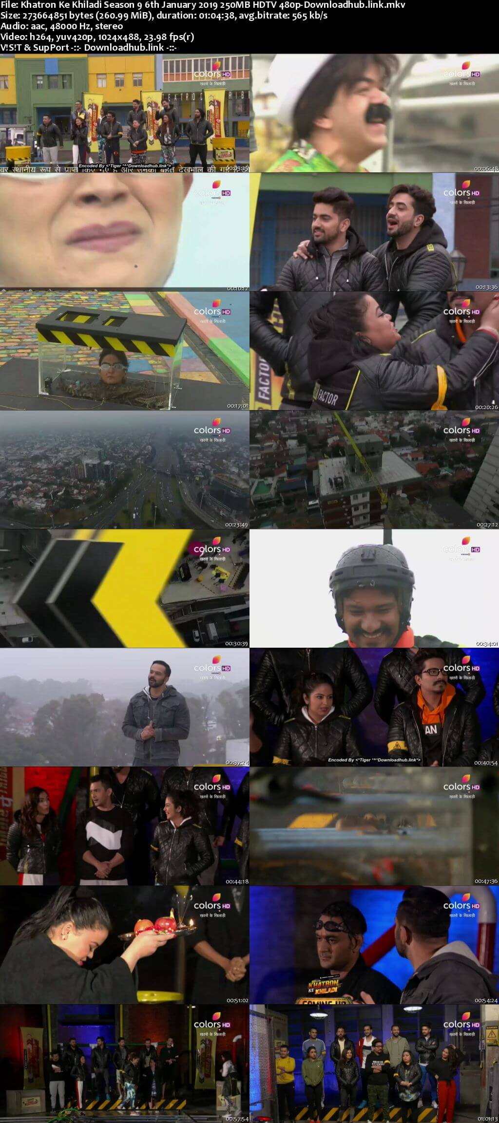 Khatron Ke Khiladi Season 9 06 January 2019 Episode 02 HDTV 480p