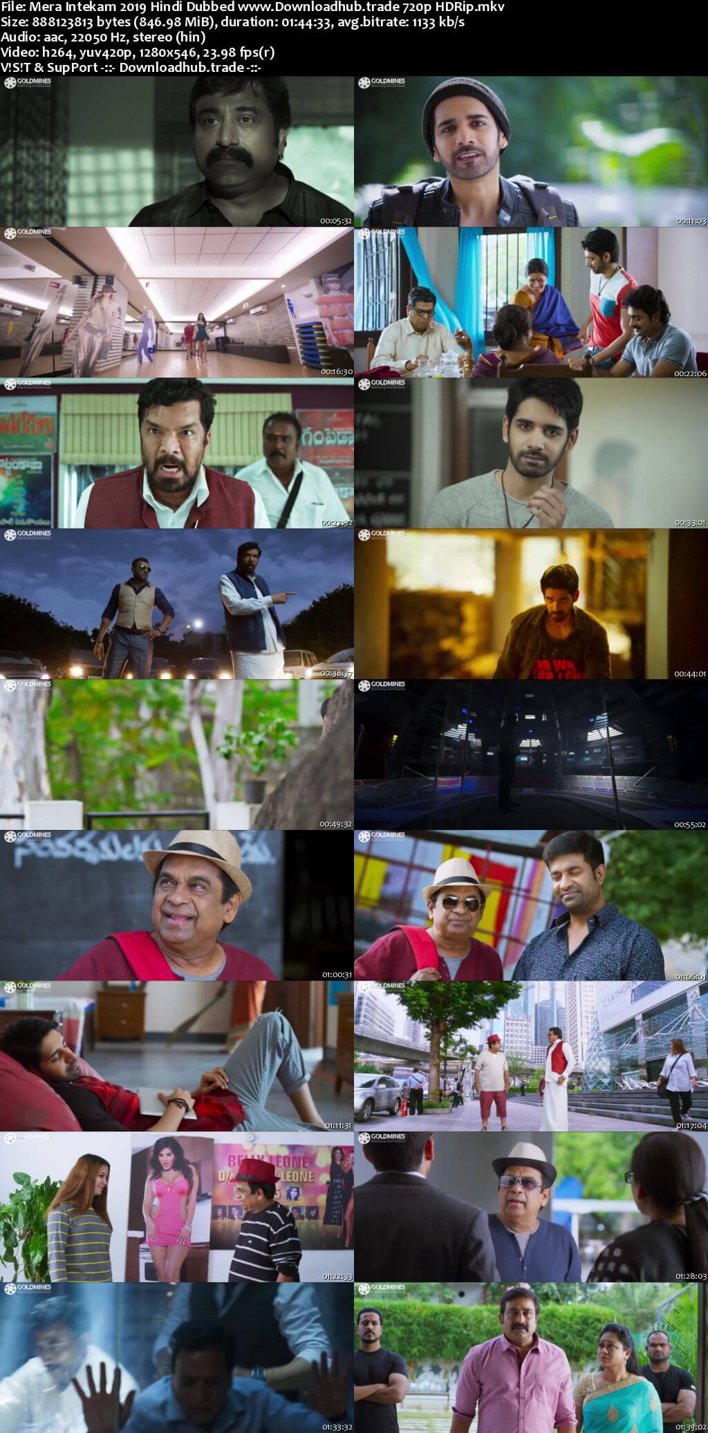 Mera Intekam 2019 Hindi Dubbed 720p HDRip x264