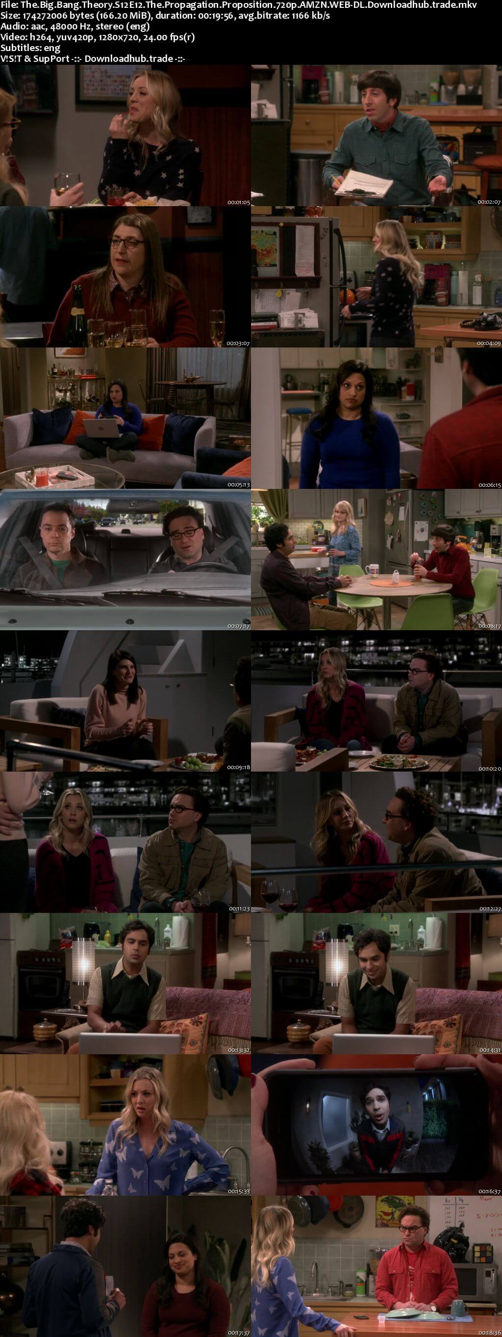 The Big Bang Theory S12E12 160MB AMZN WEB-DL 720p ESubs