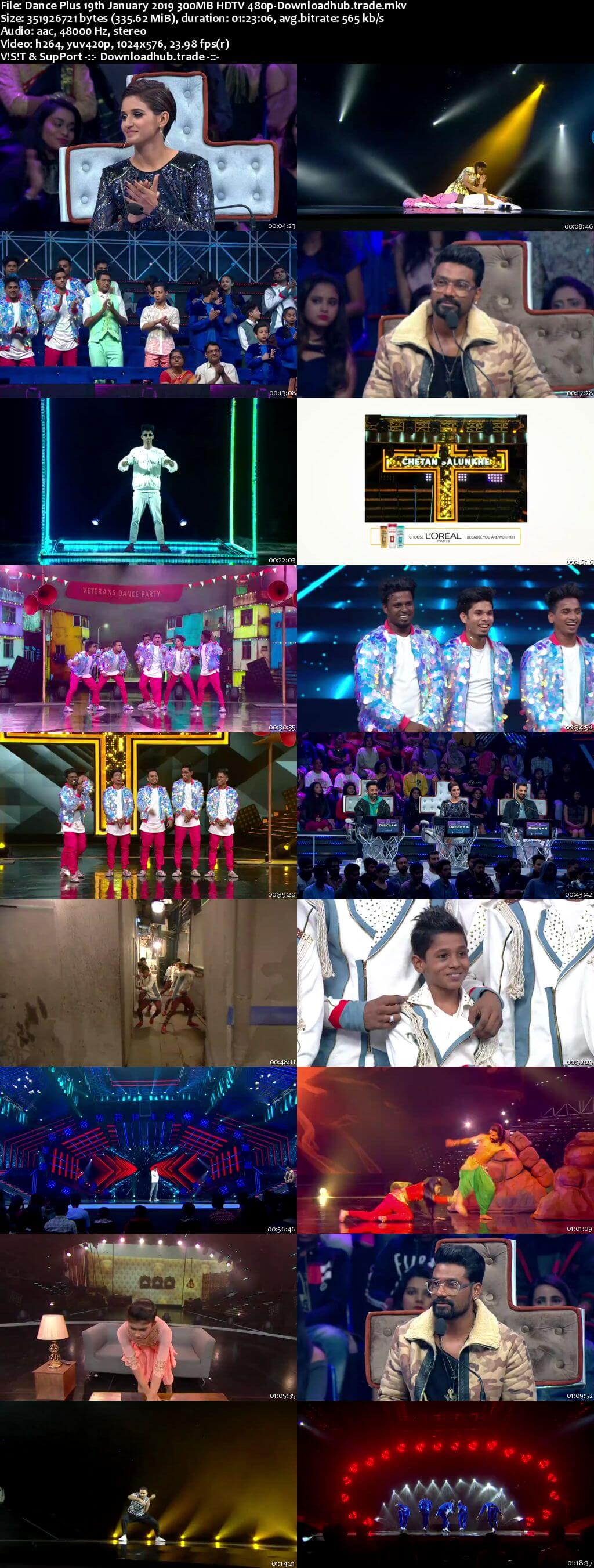 Dance Plus Season 4 19 January 2019 Episode 30 HDTV 480p