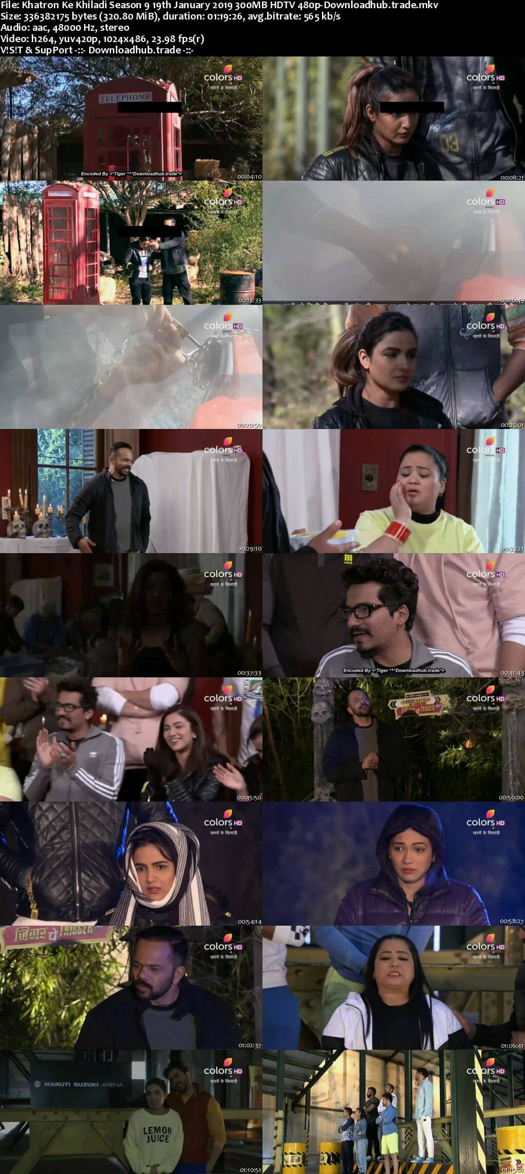 Khatron Ke Khiladi Season 9 19 January 2019 Episode 05 HDTV 480p