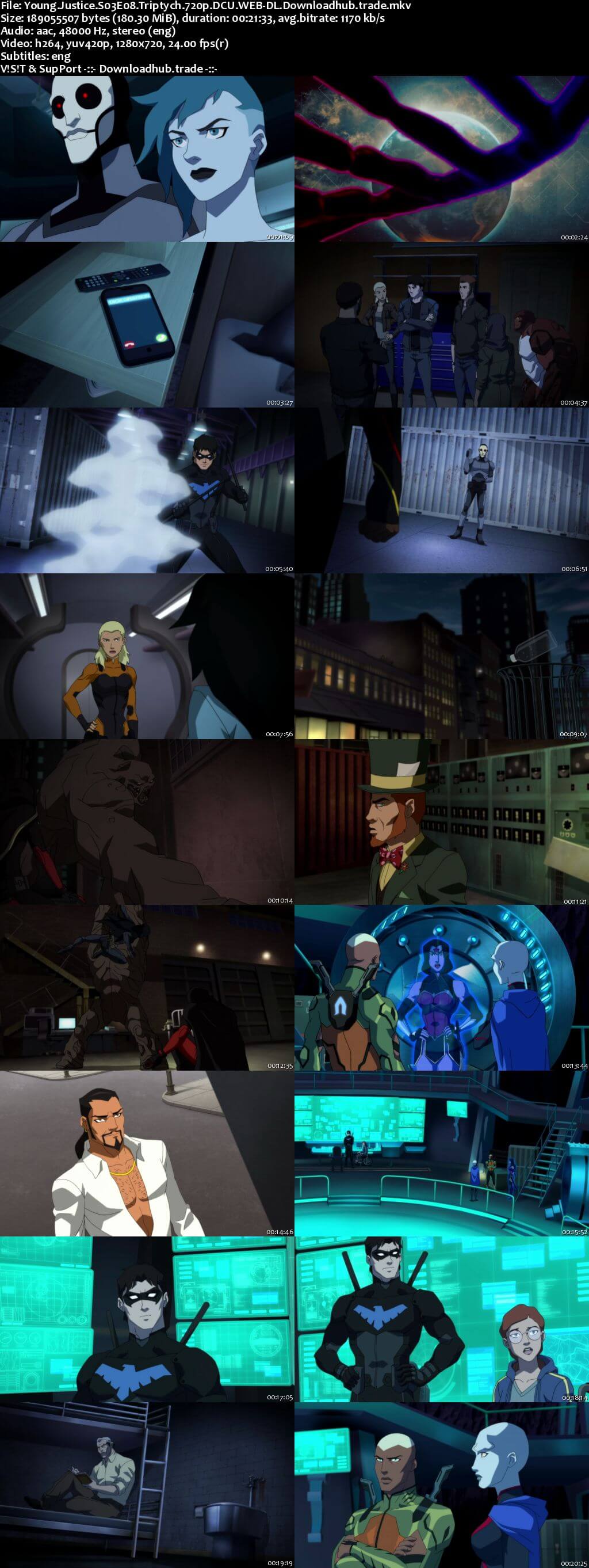 Young Justice S03E08 180MB DCU WEB-DL 720p ESubs