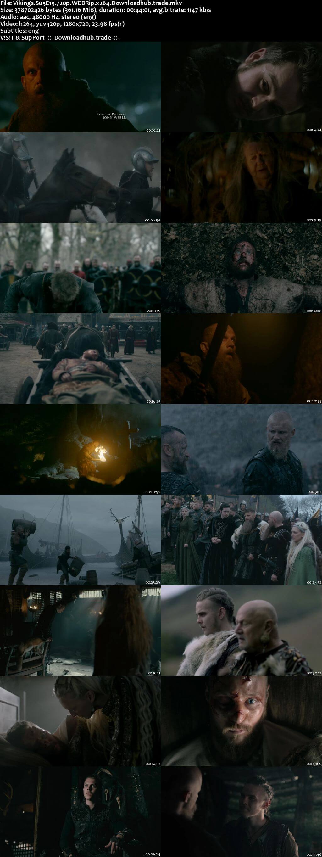 Vikings S05E19 350MB Web-DL 720p ESubs