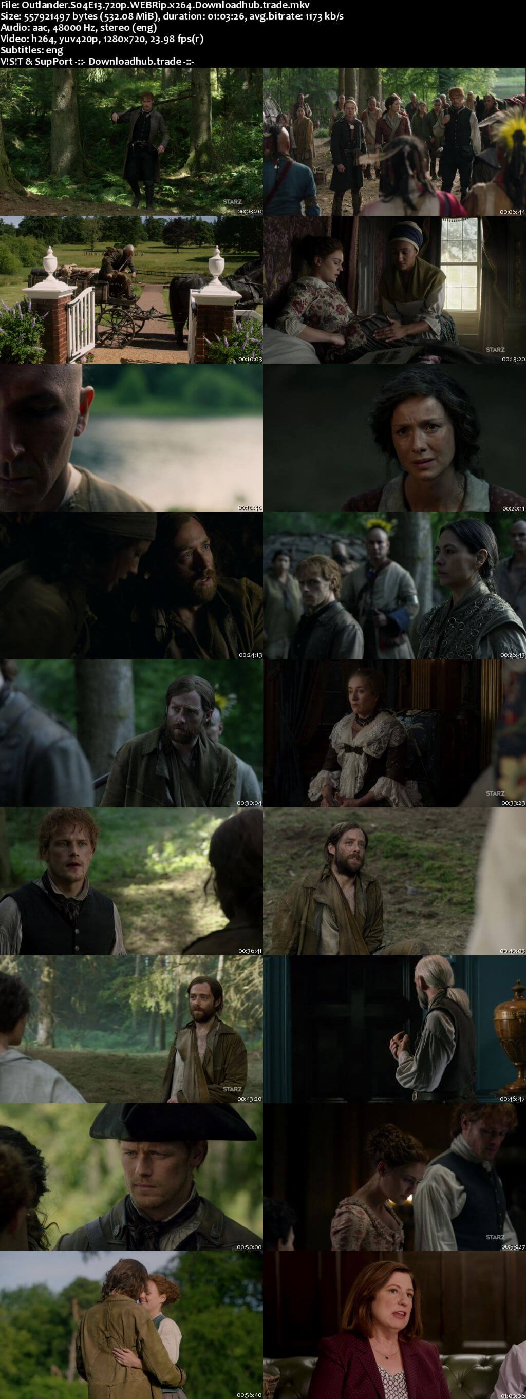 Outlander S04E13 500MB WEBRip 720p ESubs