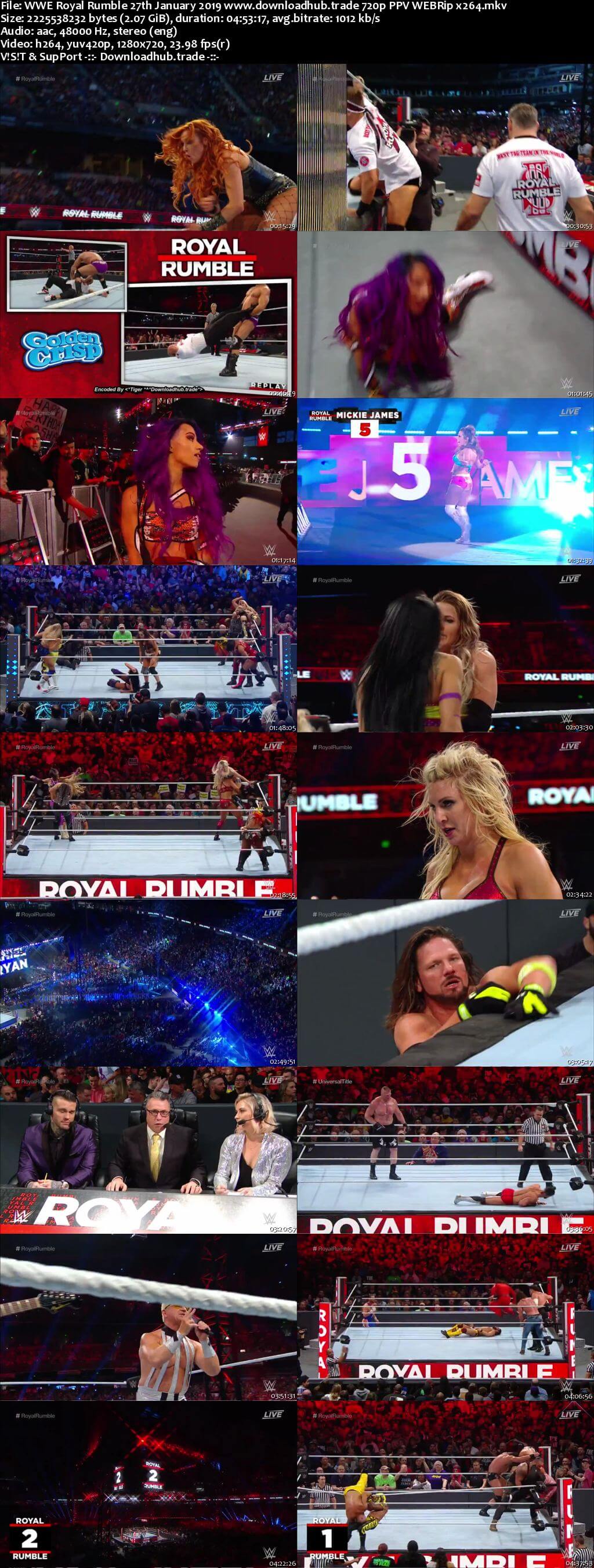 WWE Royal Rumble 27th January 2019 720p PPV WEBRip x264