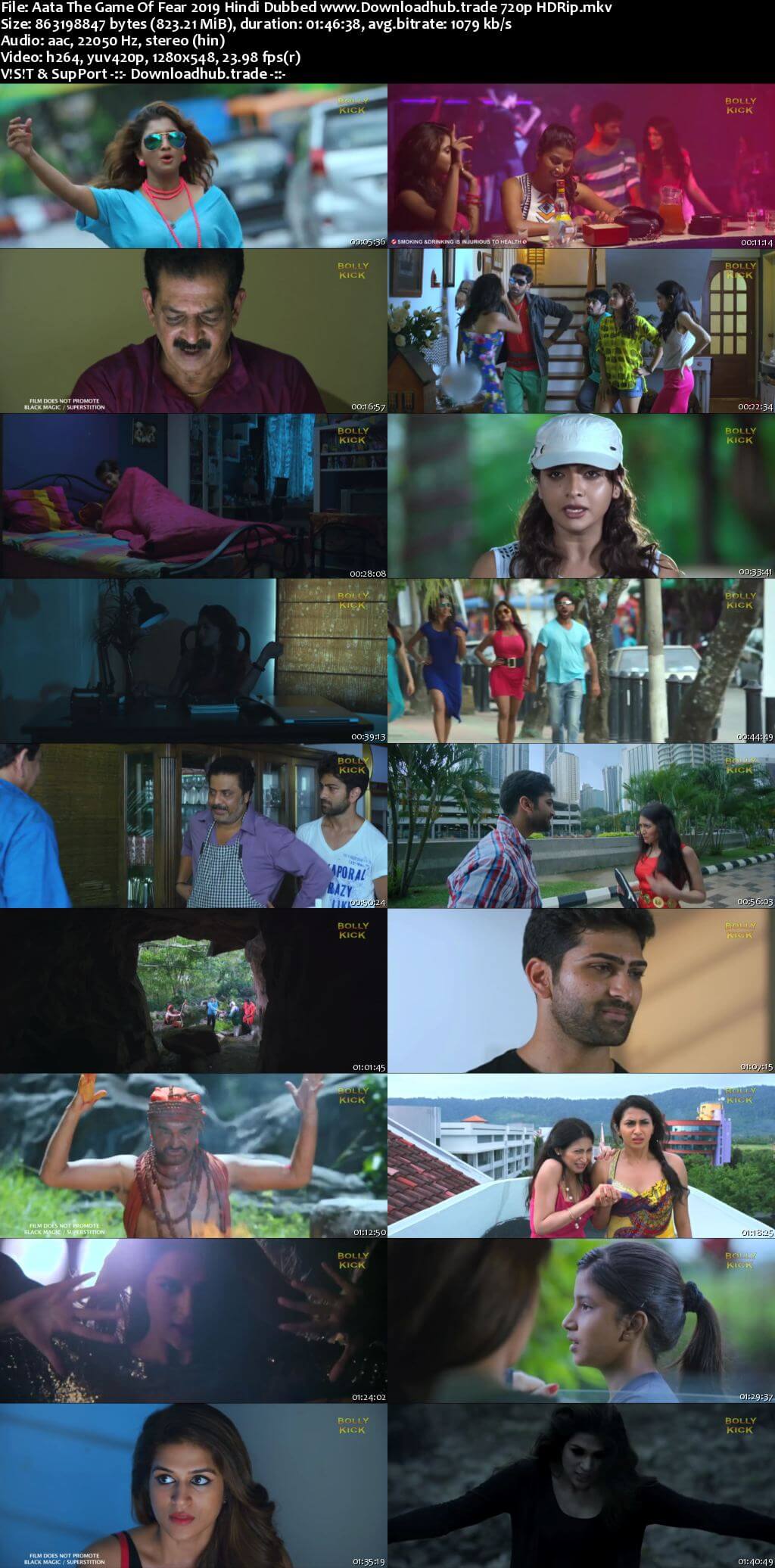 Aata The Game Of Fear 2019 Hindi Dubbed 720p HDRip x264