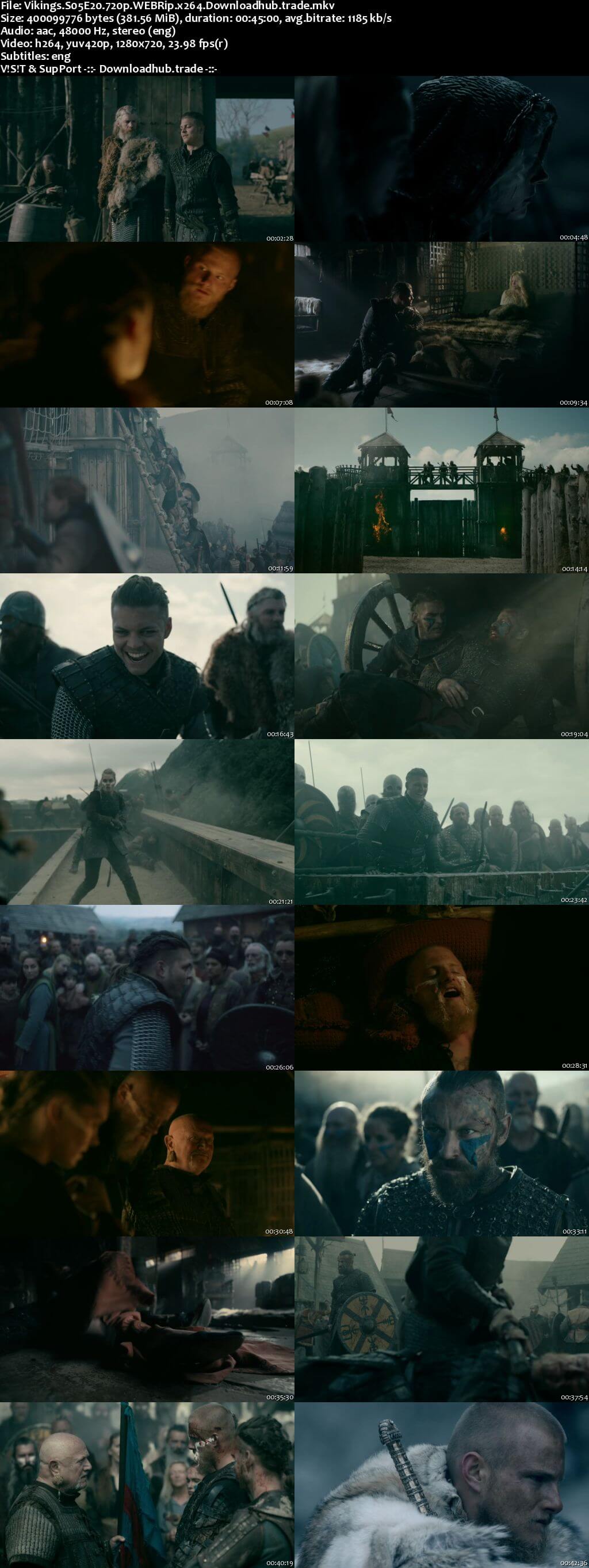 Vikings S05E20 350MB Web-DL 720p ESubs