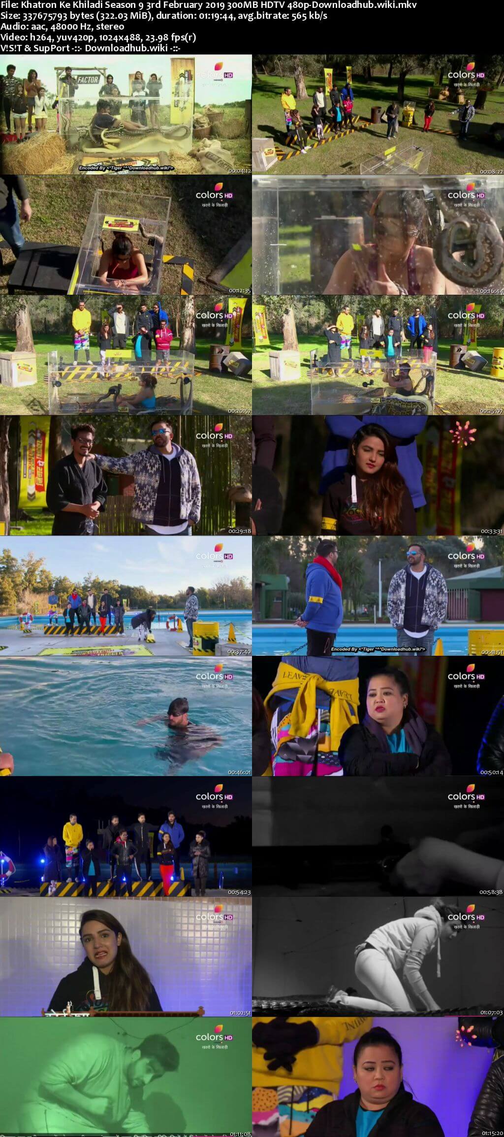 Khatron Ke Khiladi Season 9 03 February 2019 Episode 10 HDTV 480p