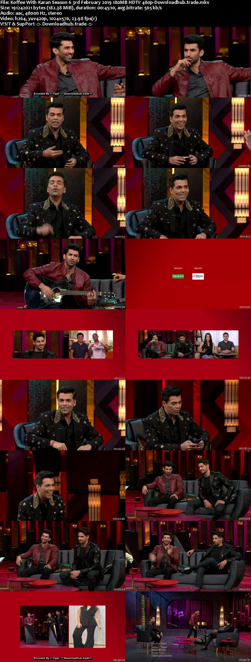 Koffee With Karan 6 03 February 2019 Episode 16 HDTV 480p