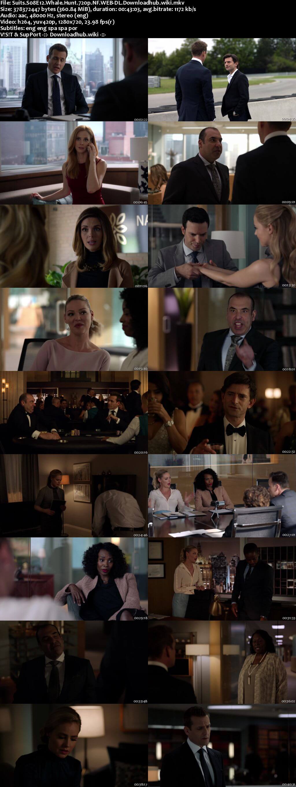 Suits S08E12 350MB Web-DL 720p x264 ESubs