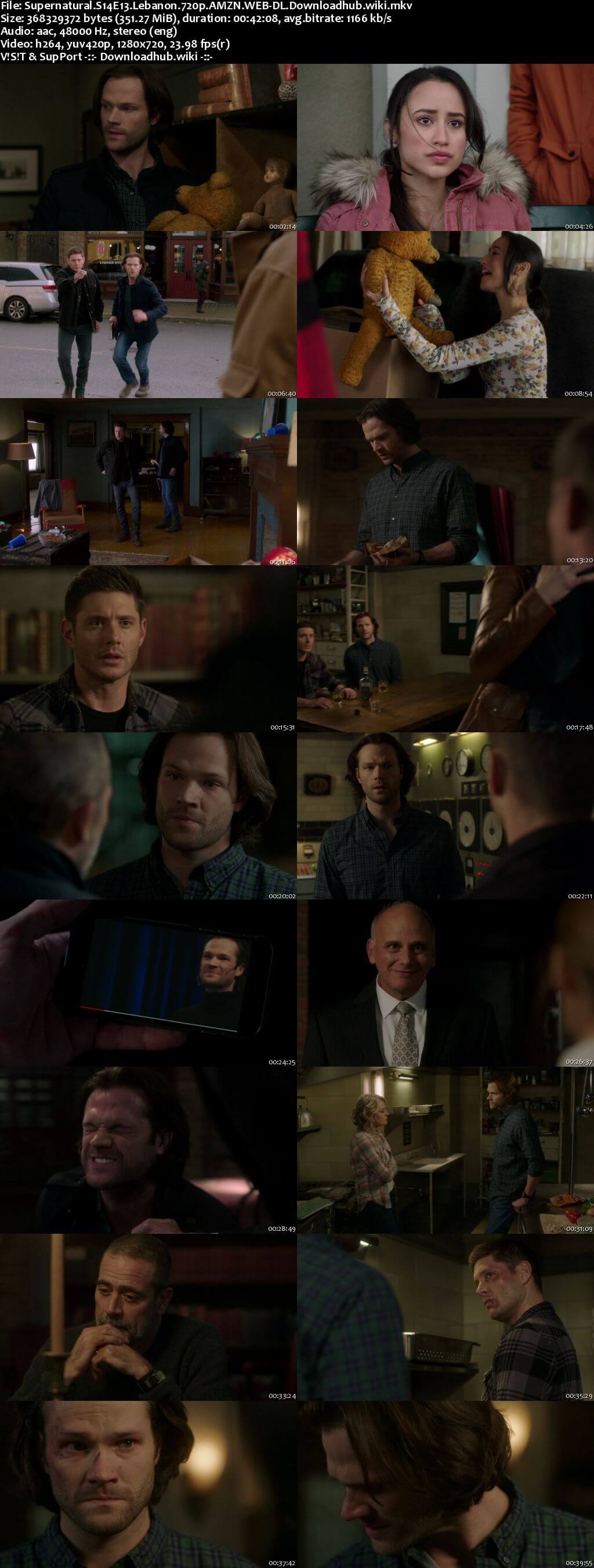 Supernatural S14E13 350MB AMZN Web-DL 720p ESubs