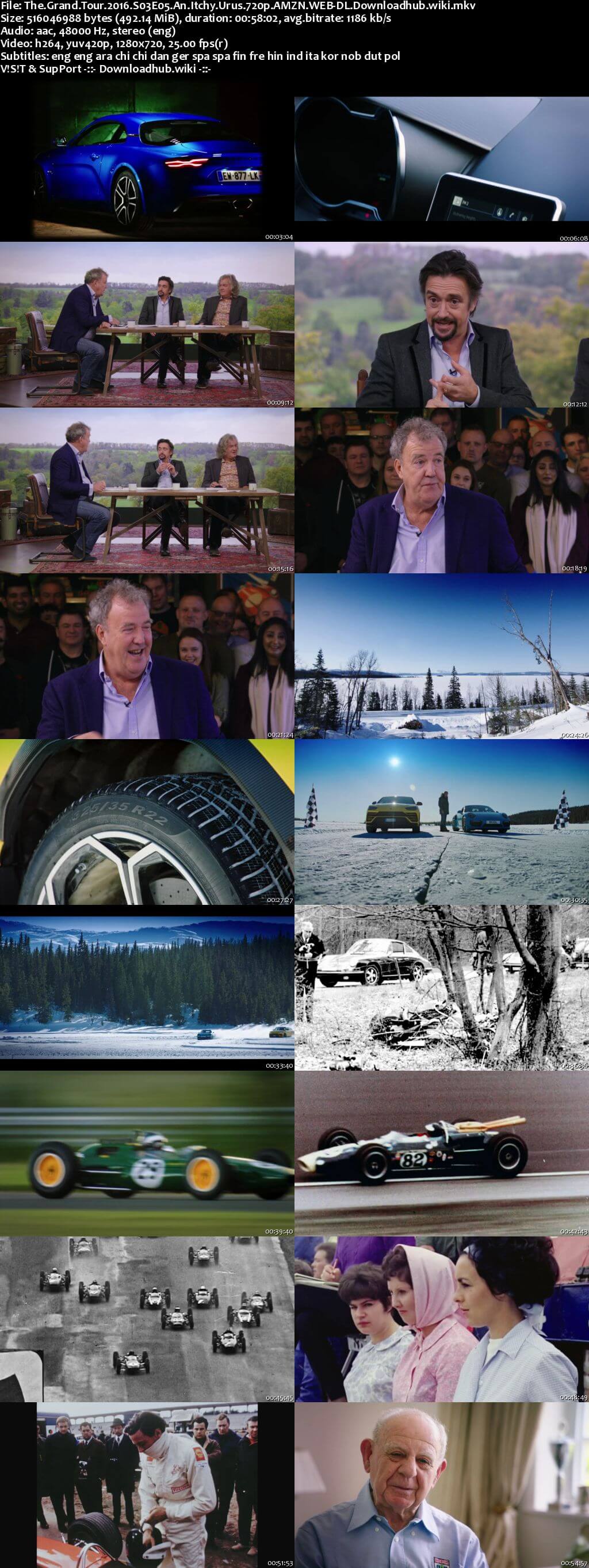 The Grand Tour S03E05 500MB AMZN WEB-DL 720p ESubs