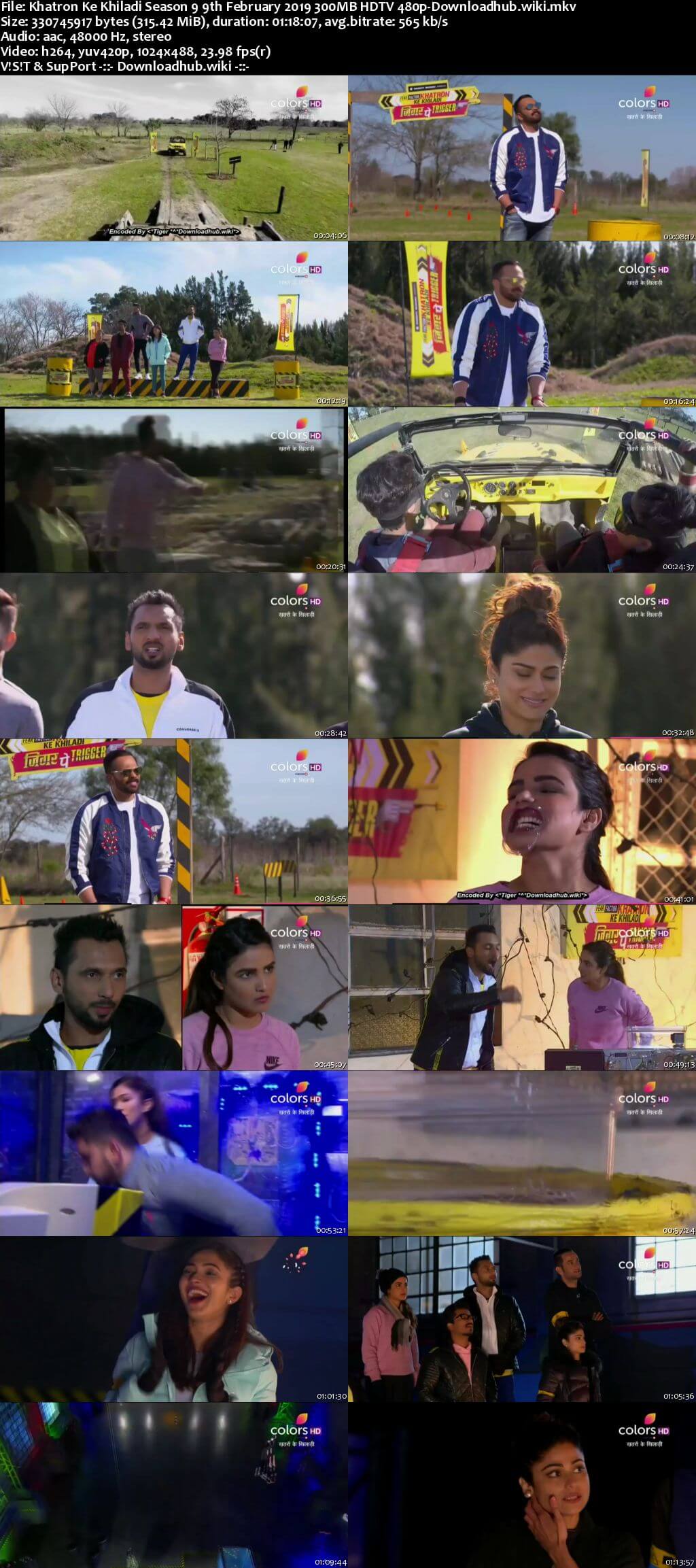 Khatron Ke Khiladi Season 9 09 February 2019 Episode 11 HDTV 480p