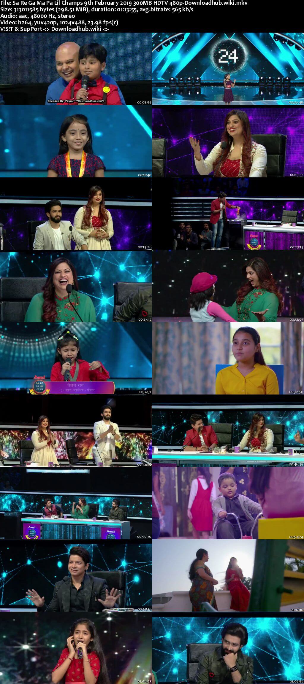 Sa Re Ga Ma Pa Lil Champs 09 February 2019 Episode 01 HDTV 480p