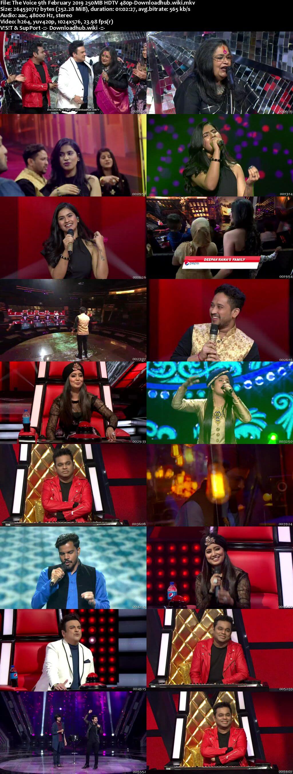 The Voice 09 February 2019 Episode 02 HDTV 480p