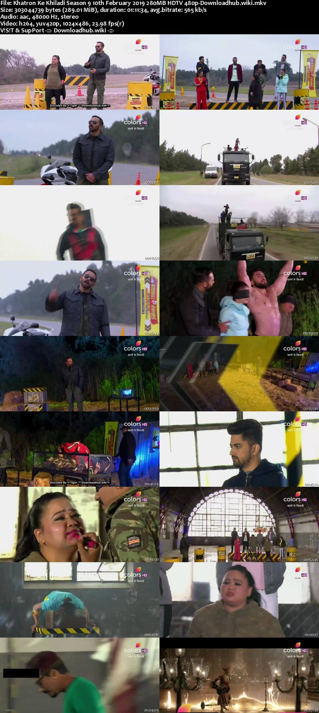 Khatron Ke Khiladi Season 9 10 February 2019 Episode 12 HDTV 480p