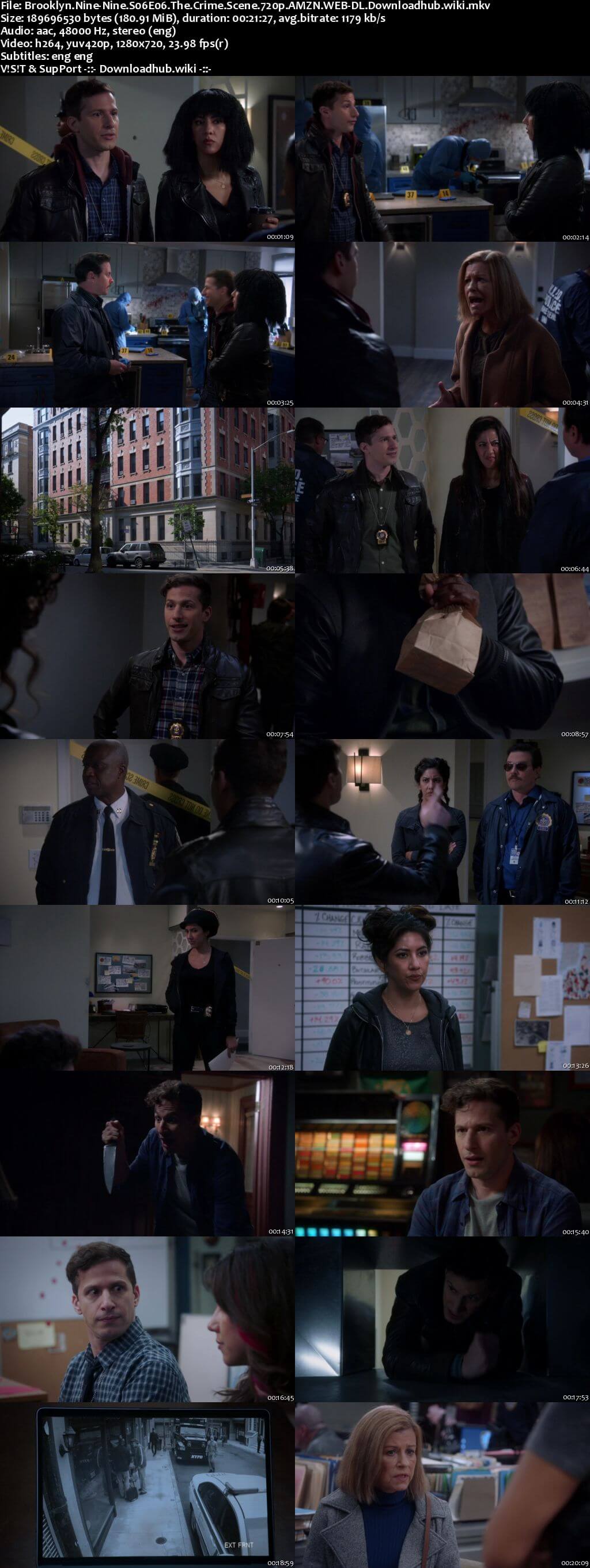 Brooklyn Nine-Nine S06E06 180MB WEB-DL 720p ESubs