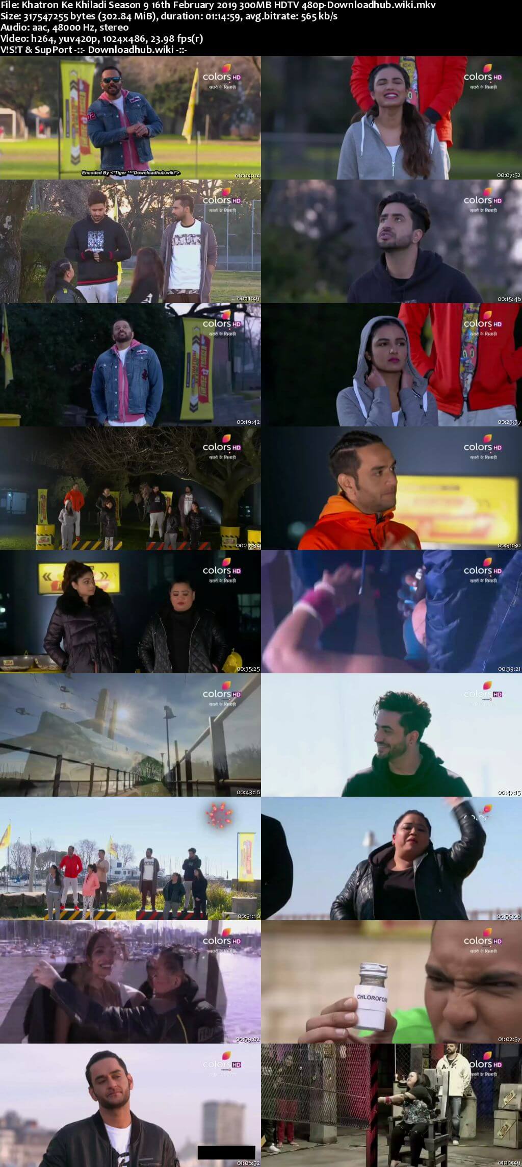 Khatron Ke Khiladi Season 9 16 February 2019 Episode 13 HDTV 480p