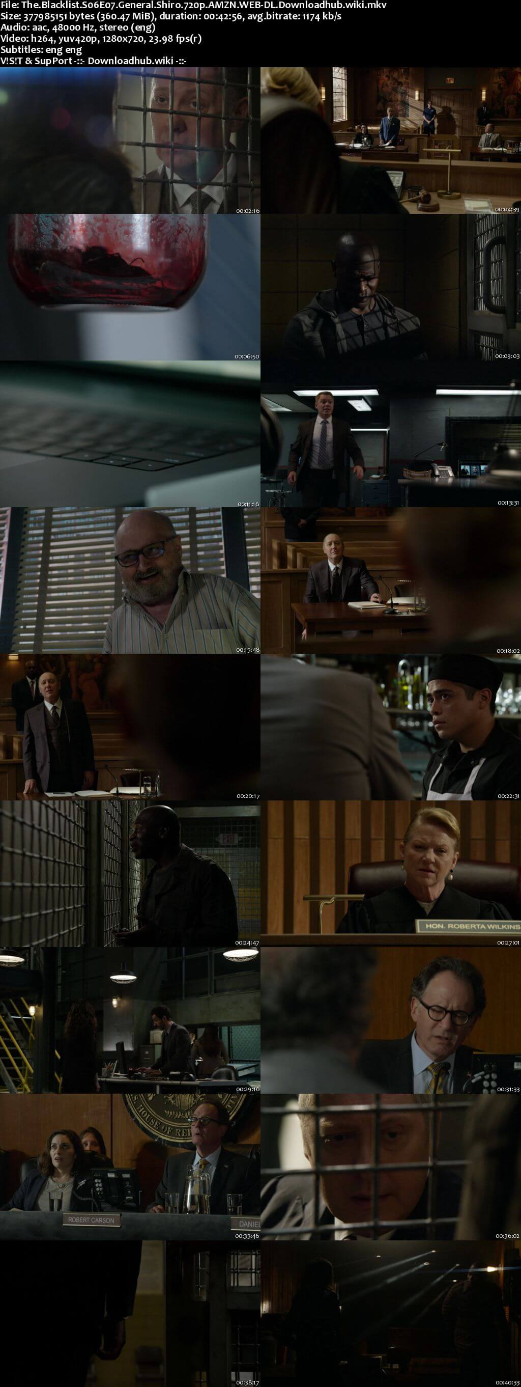 The Blacklist S06E07 350MB AMZN WEB-DL 720p ESubs