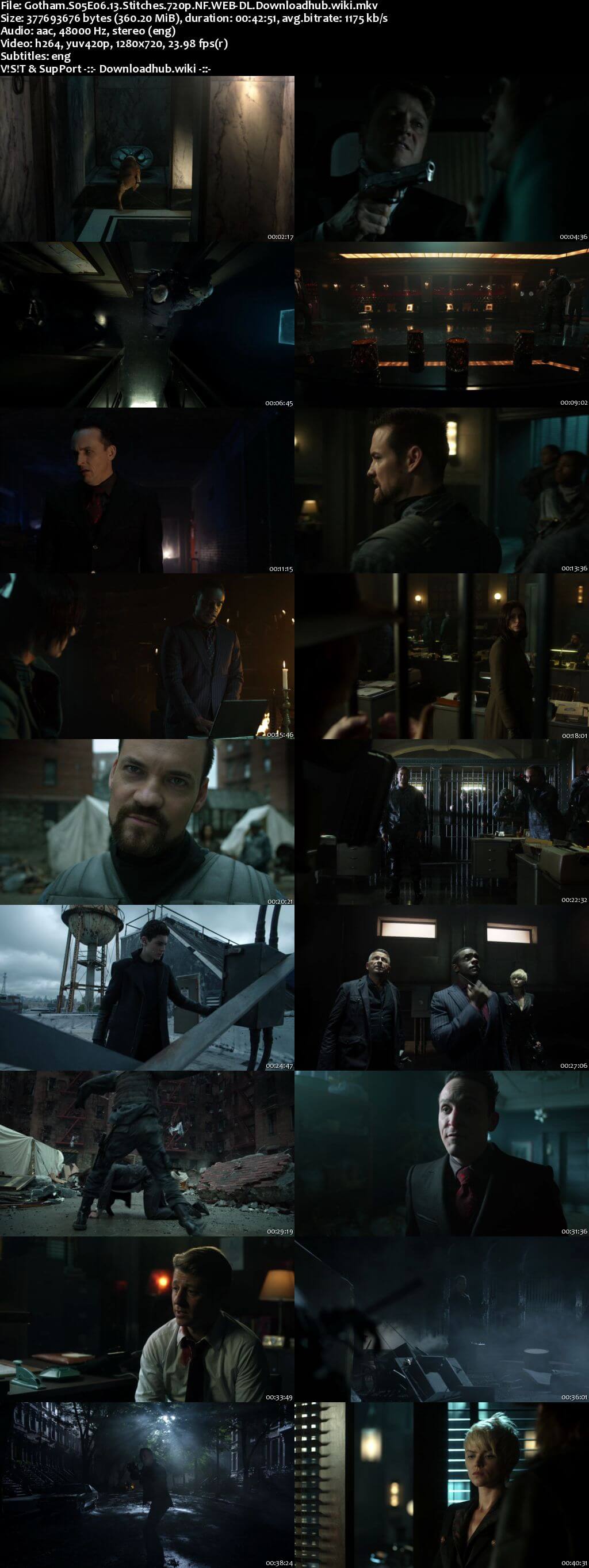 Gotham S05E06 350MB Web-DL 720p x264 ESubs