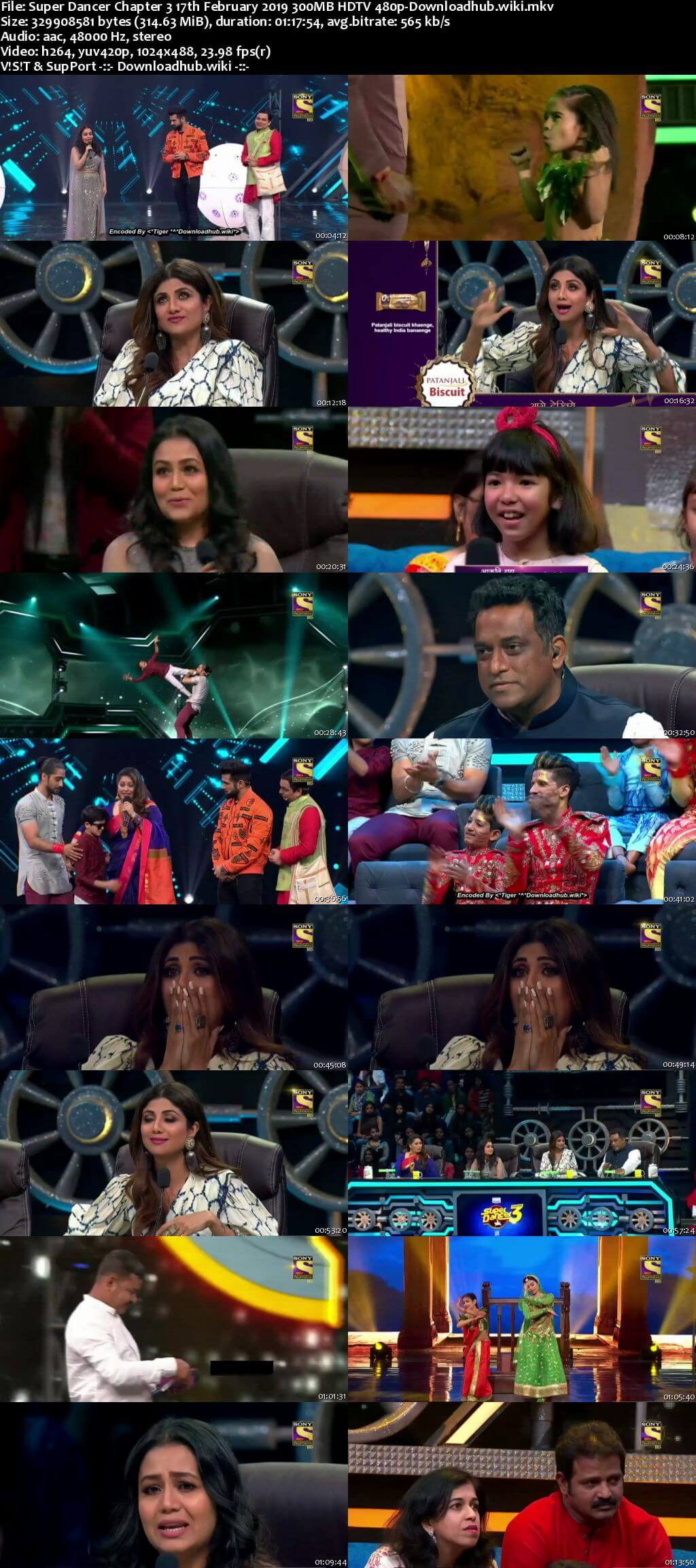 Super Dancer Chapter 3 17 February 2019 Episode 16 HDTV 480p