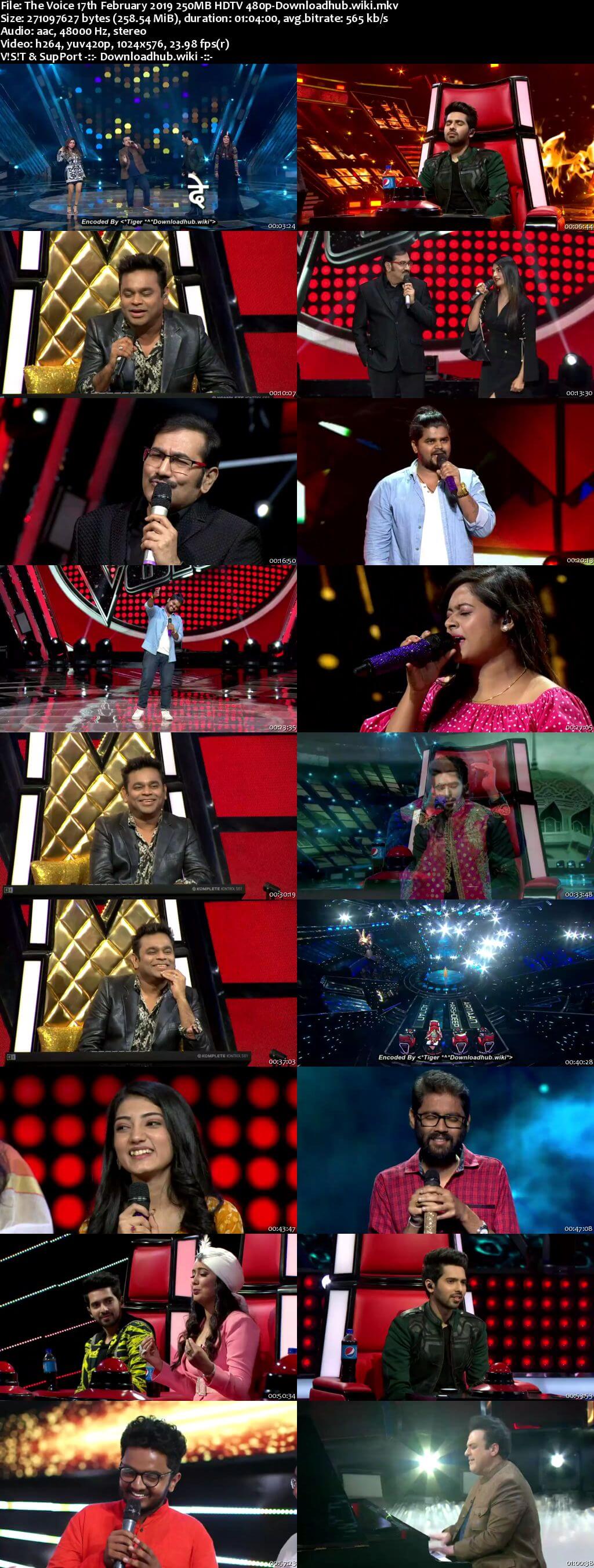 The Voice 17 February 2019 Episode 05 HDTV 480p