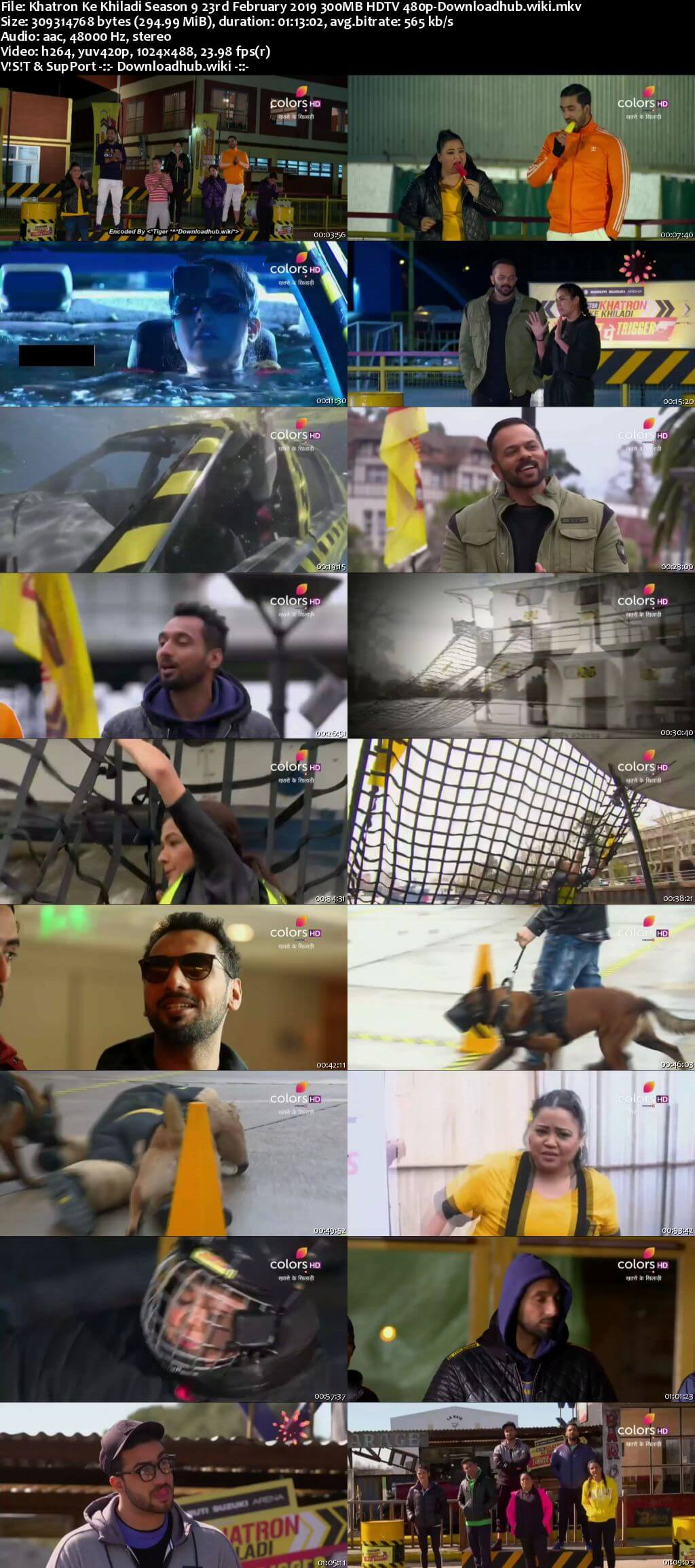 Khatron Ke Khiladi Season 9 23 February 2019 Episode 15 HDTV 480p