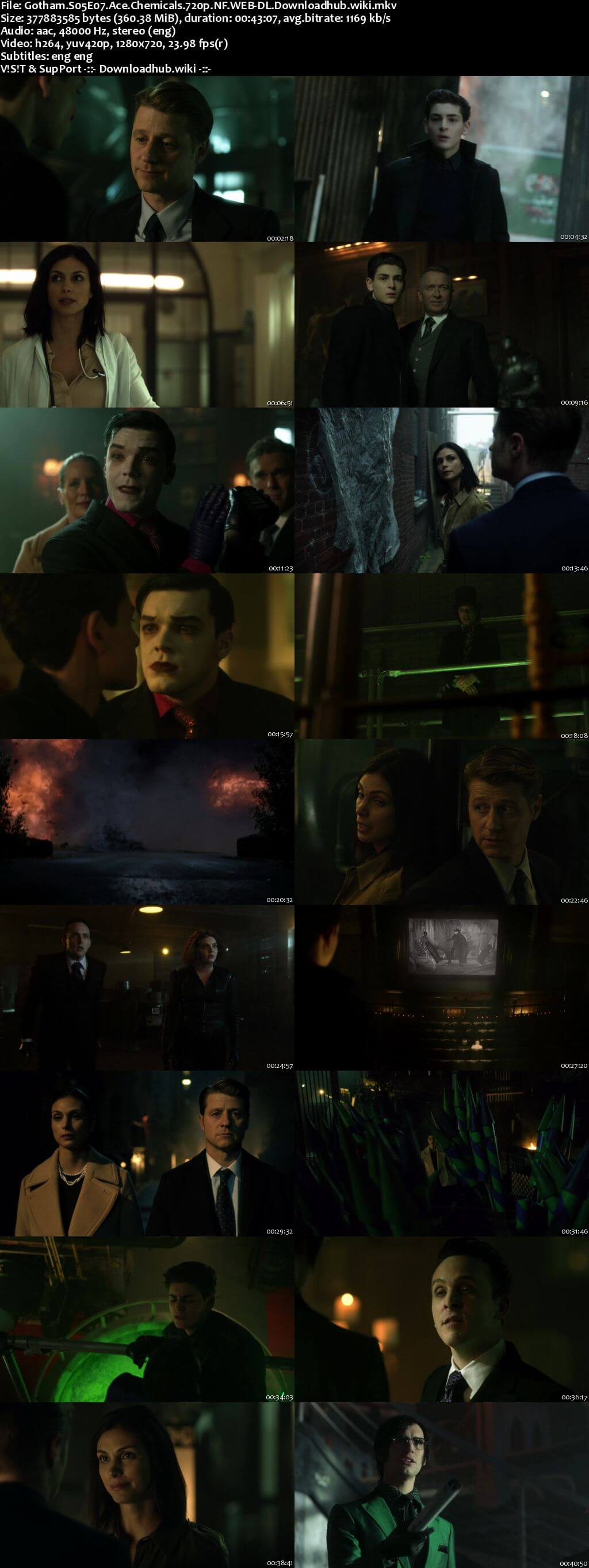 Gotham S05E07 350MB Web-DL 720p x264 ESubs