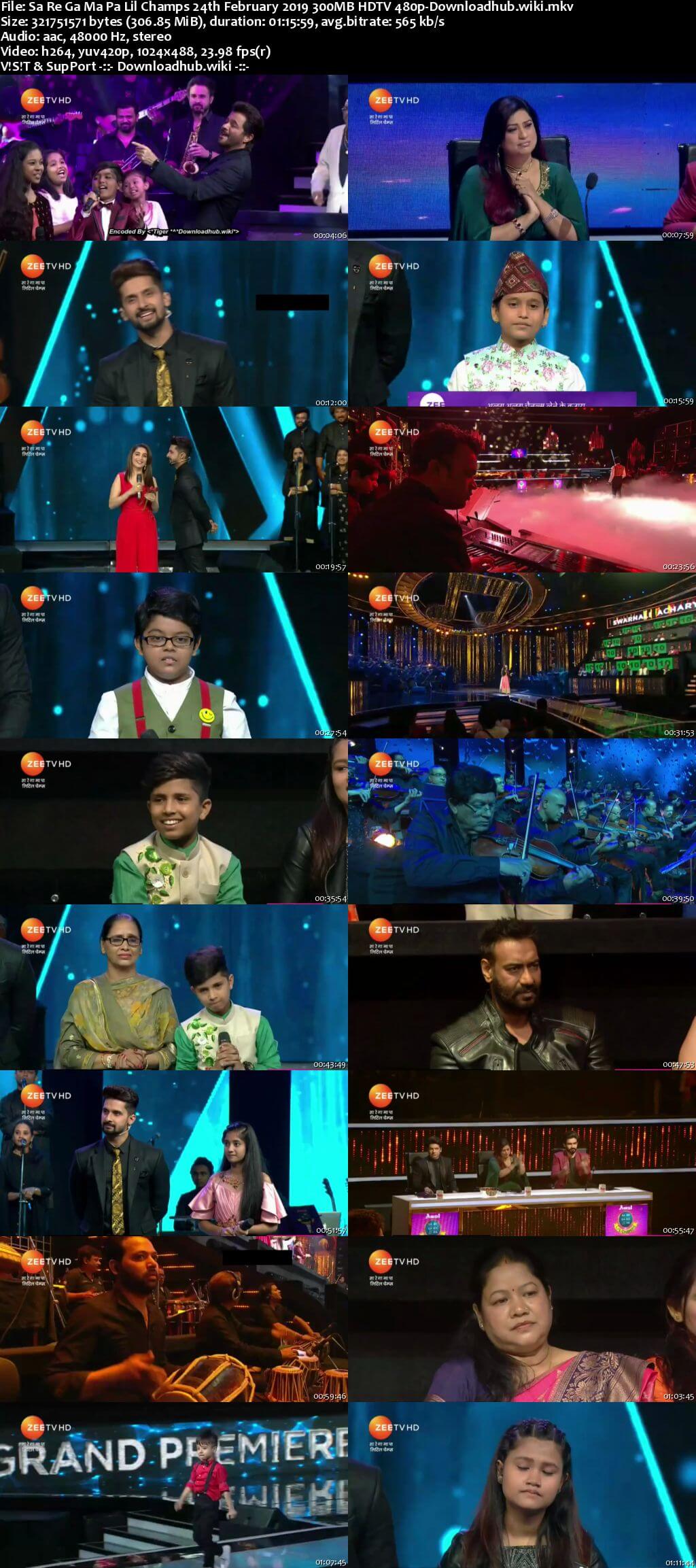 Sa Re Ga Ma Pa Lil Champs 24 February 2019 Episode 06 HDTV 480p