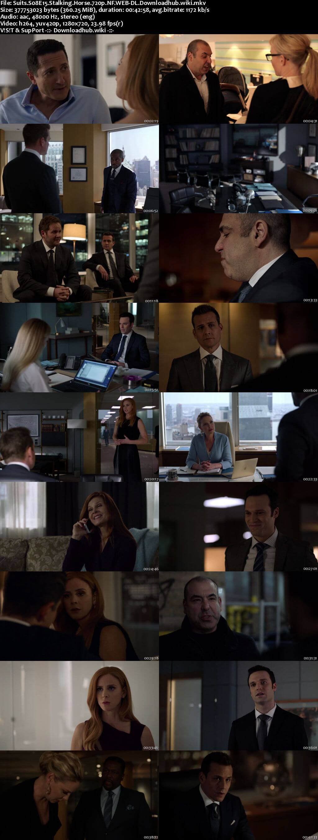 Suits S08E15 350MB Web-DL 720p x264 ESubs