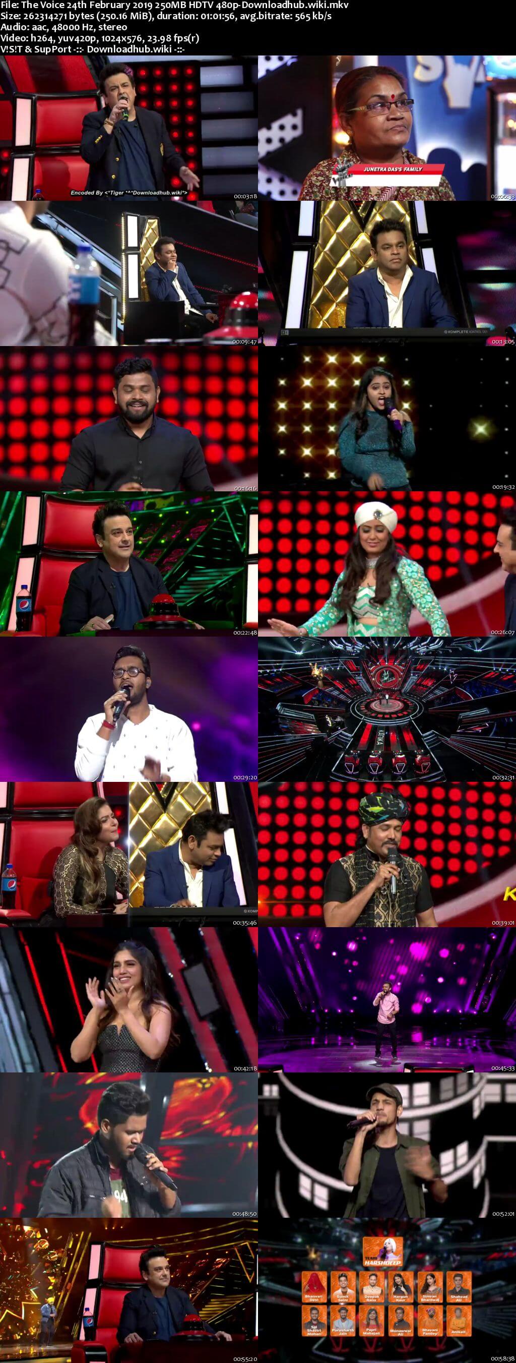 The Voice 24 February 2019 Episode 07 HDTV 480p