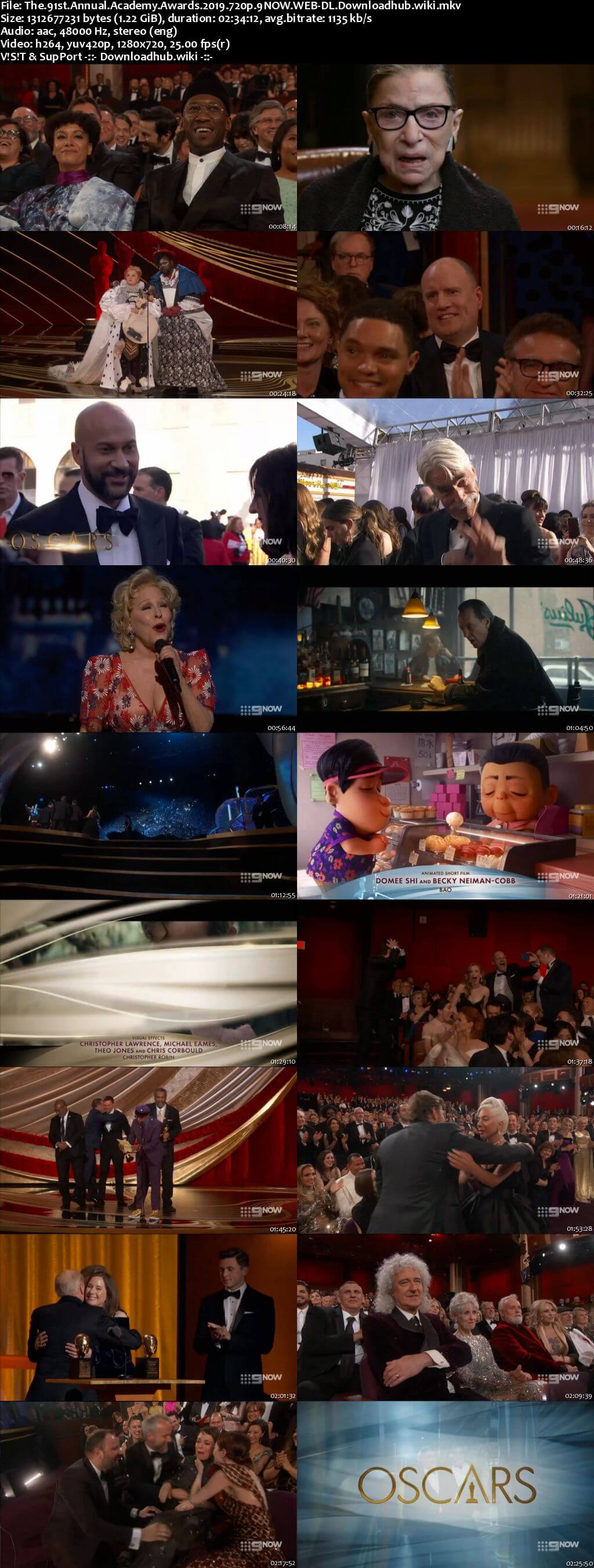 The Oscars 2019 English 720p Web-DL 1.2GB