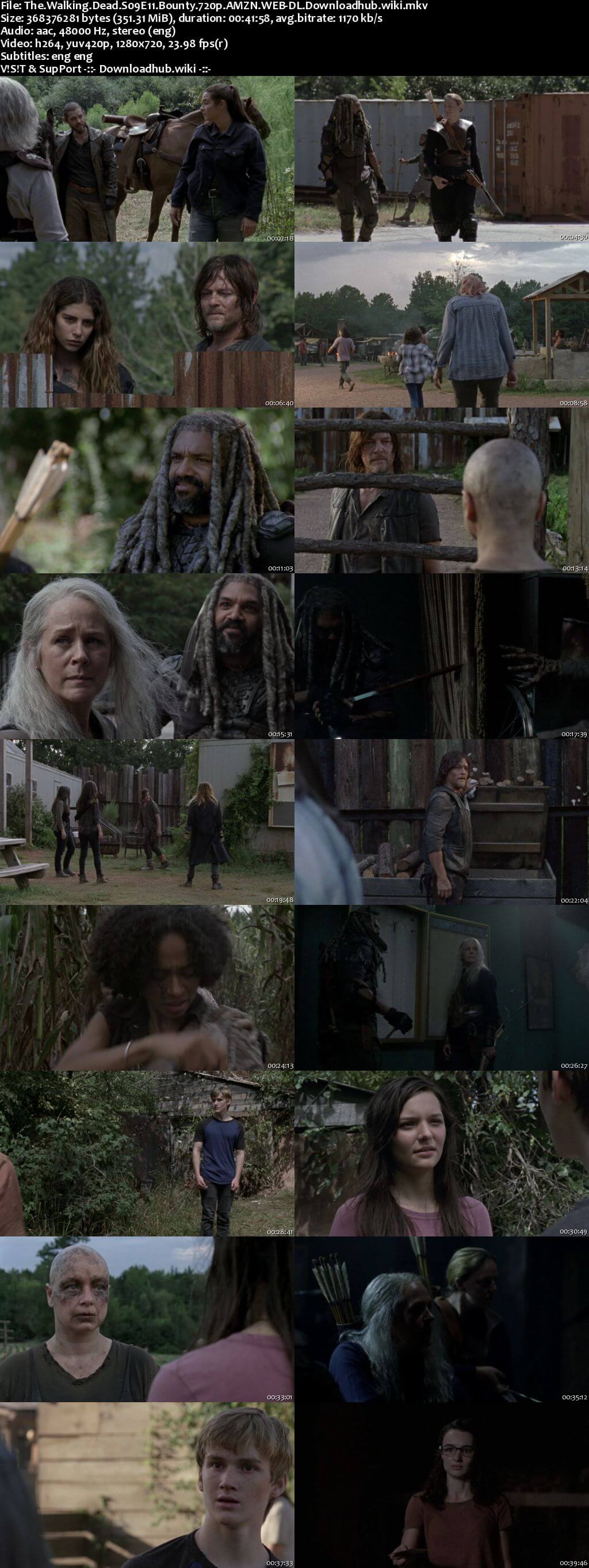 The Walking Dead S09E11 350MB AMZN WEB-DL 720p ESubs