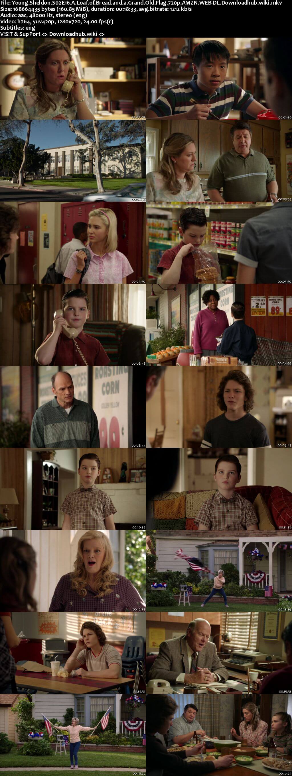 Young Sheldon S02E16 160MB AMZN WEB-DL 720p ESubs