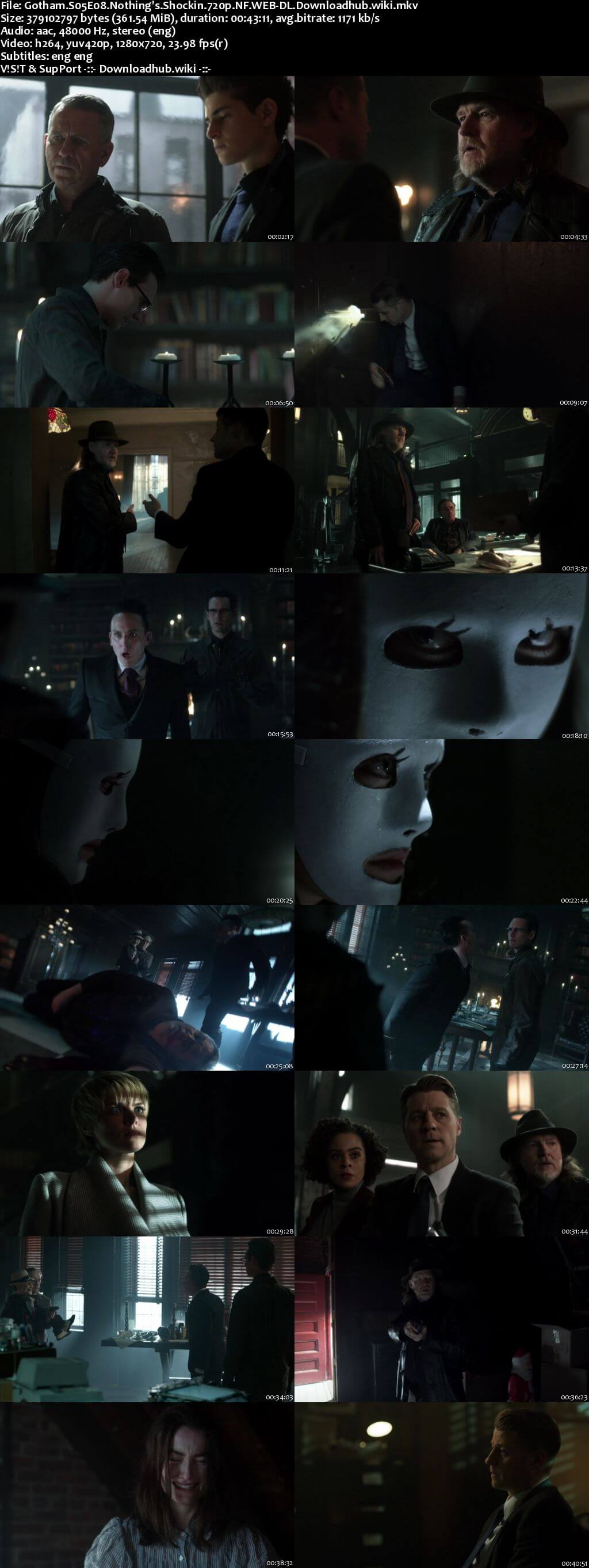 Gotham S05E08 350MB Web-DL 720p x264 ESubs