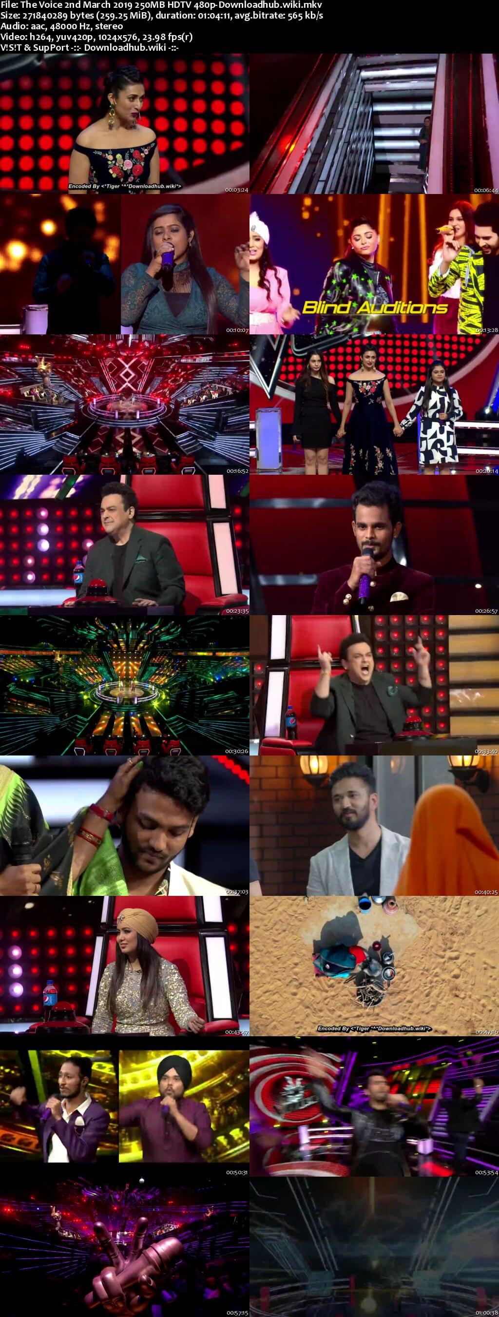 The Voice 02 March 2019 Episode 08 HDTV 480p