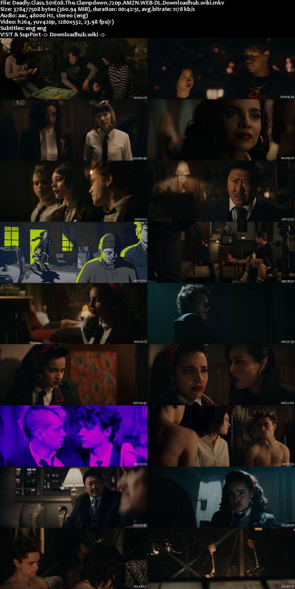 Deadly Class S01E08 350MB AMZN WEB-DL 720p ESubs