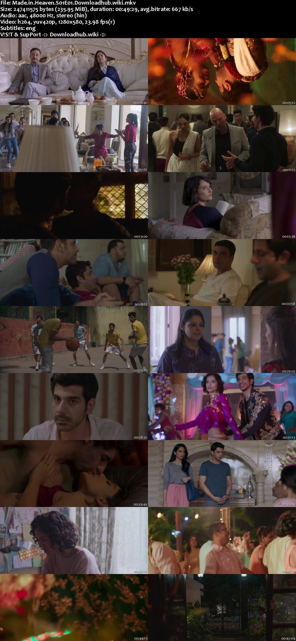 Made in Heaven 2019 Hindi Season 01 Complete 720p HDRip ESubs