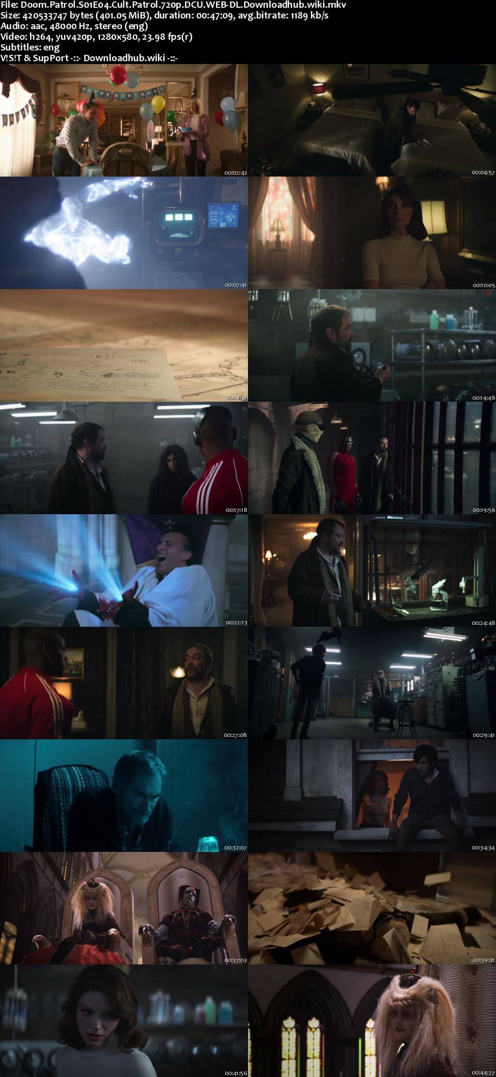 Doom Patrol S01E04 400MB DCU WEB-DL 720p ESubs