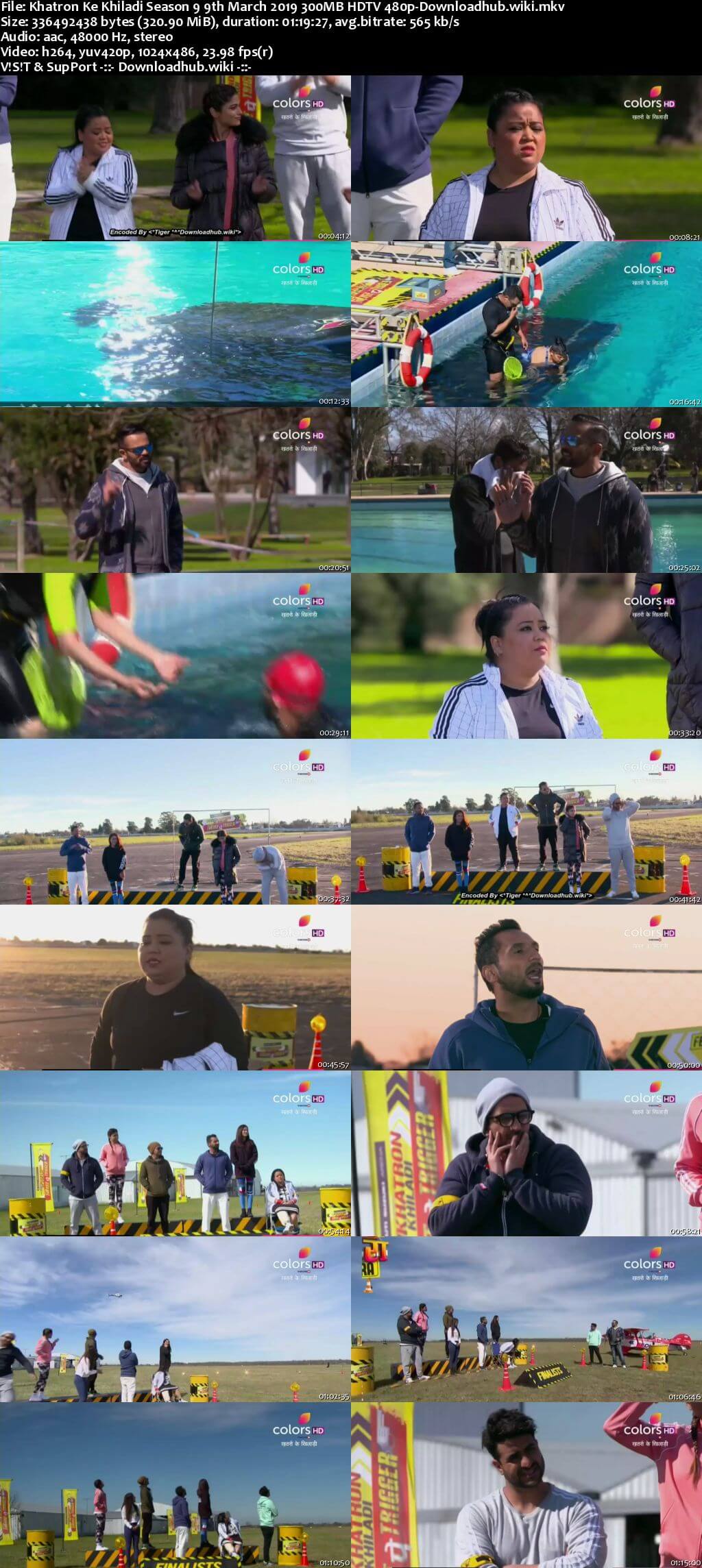 Khatron Ke Khiladi Season 9 09 March 2019 Episode 19 HDTV 480p