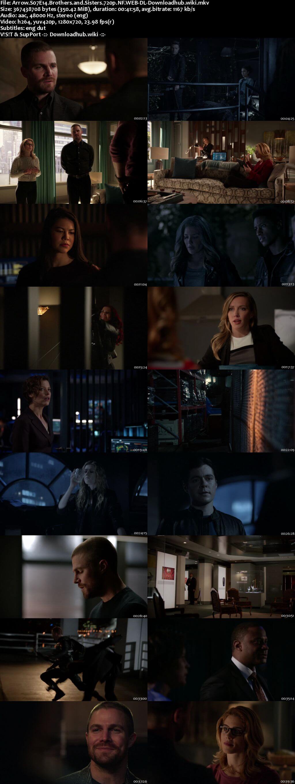 Arrow S07E14 350MB AMZN Web-DL 720p ESubs