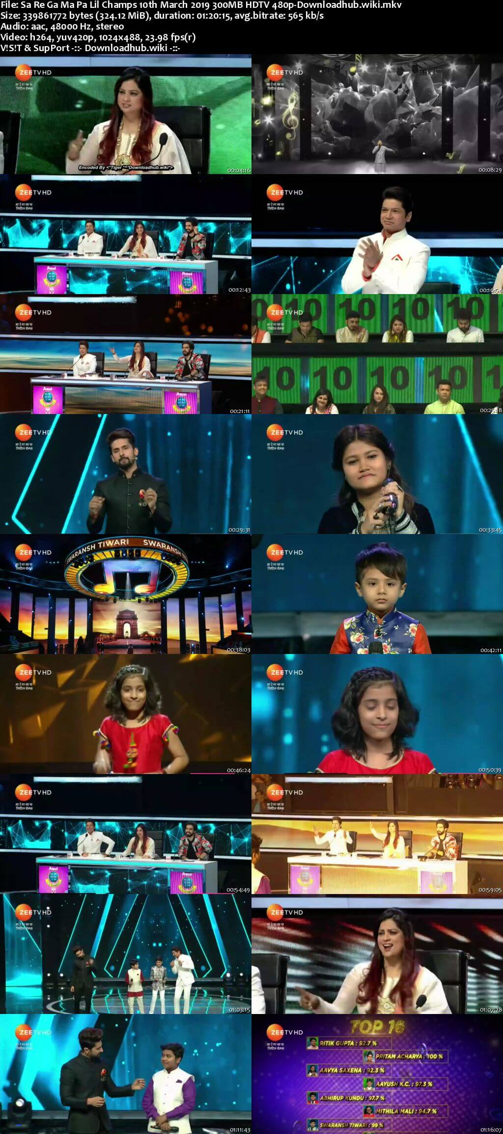 Sa Re Ga Ma Pa Lil Champs 10 March 2019 Episode 10 HDTV 480p