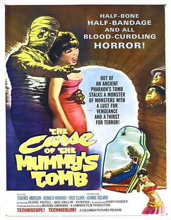 The Curse of the Mummys Tomb 1964 Hindi Dual Audio BRRip Full Movie 720p Download