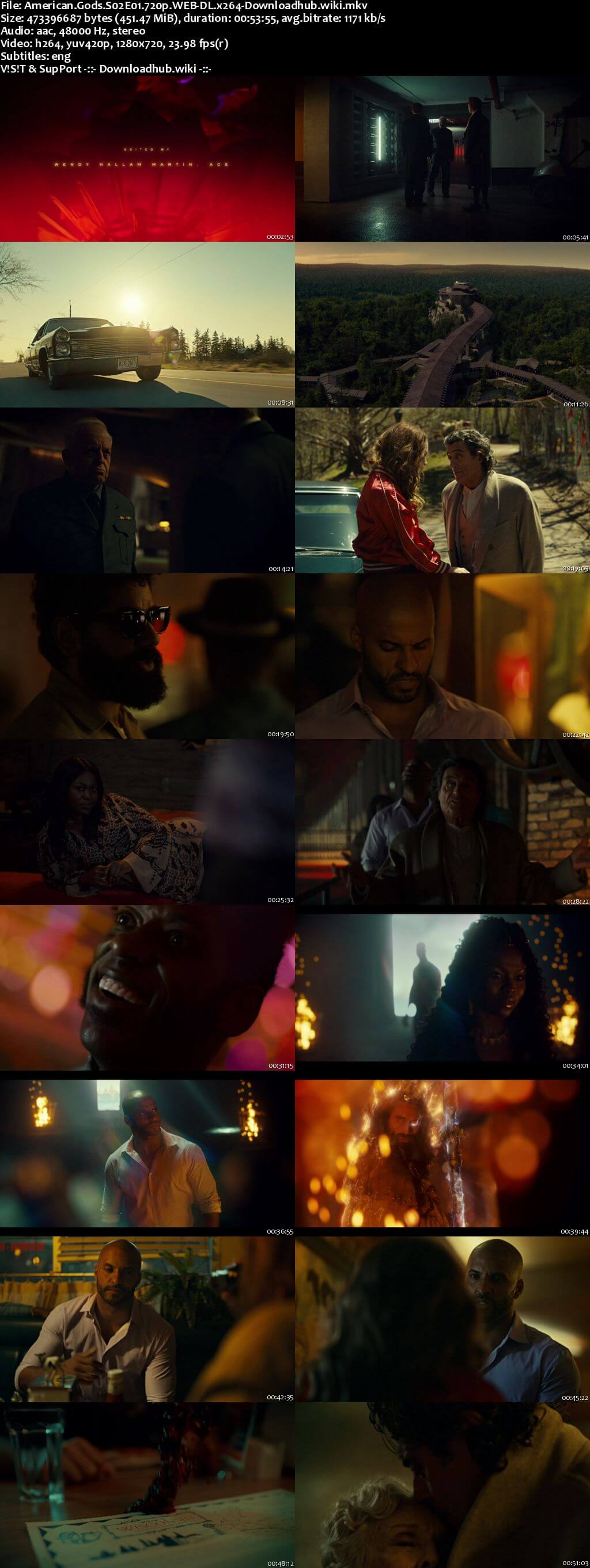 American Gods S02E01 450MB WEB-DL 720p ESubs