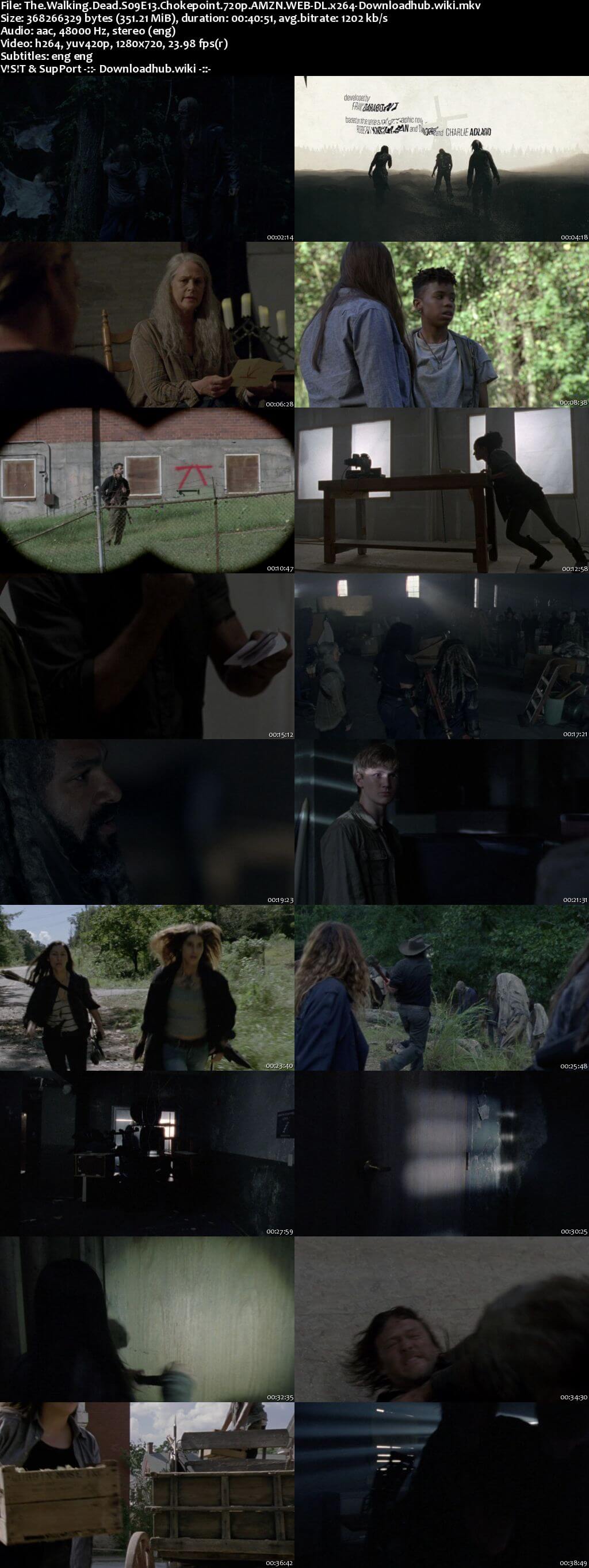 The Walking Dead S09E13 350MB AMZN WEB-DL 720p ESubs