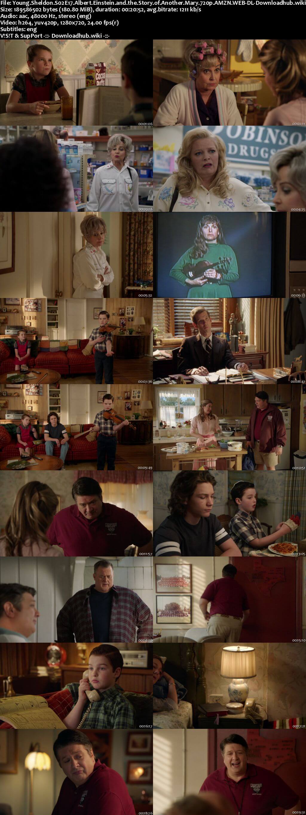 Young Sheldon S02E17 180MB AMZN WEB-DL 720p ESubs