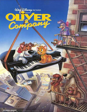 Oliver And Company 1988 Hindi Dual Audio BRRip Full Movie 720p Download