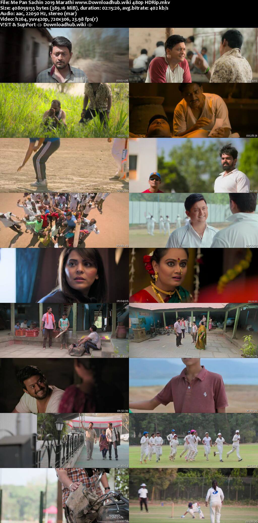 Mi Pan Sachin 2019 Marathi 350MB HDRip 480p ESubs