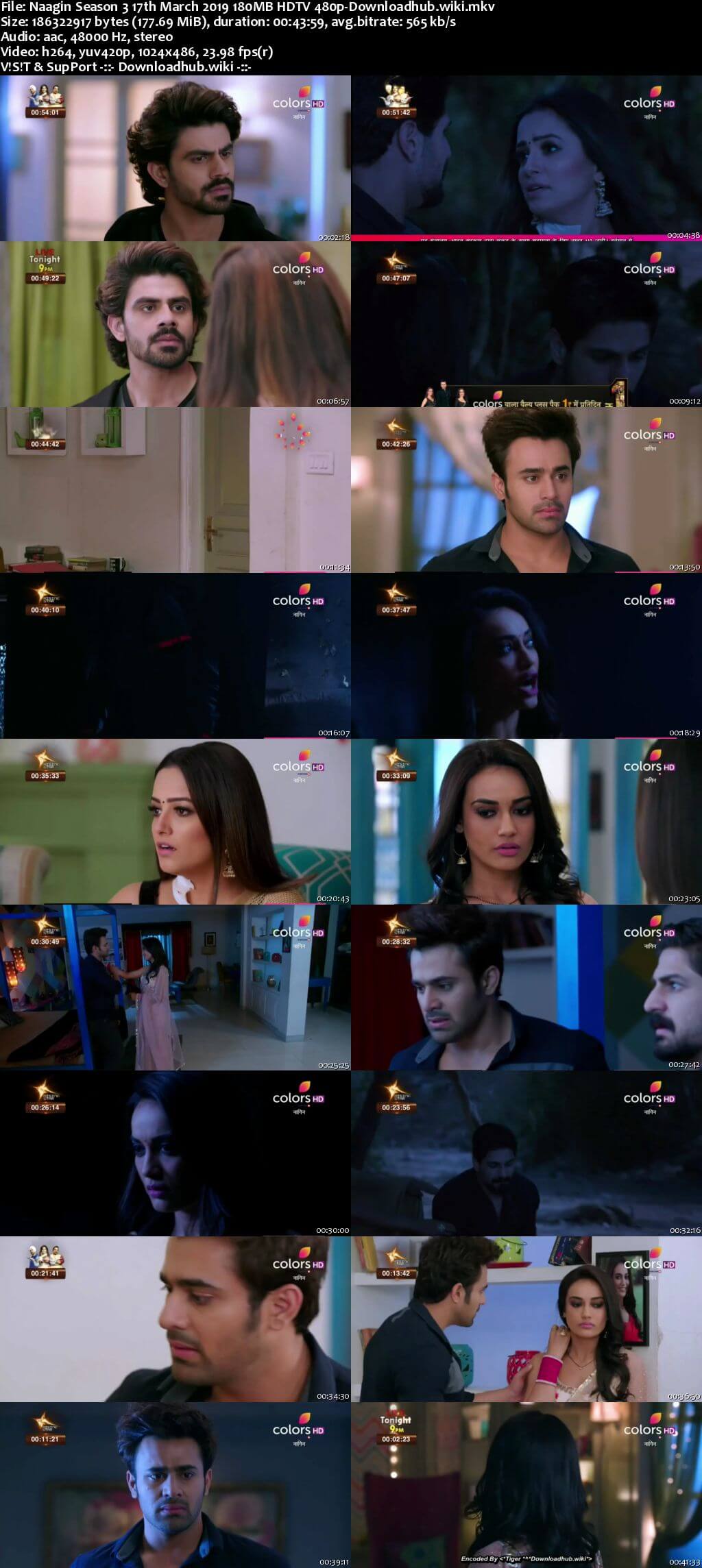 Naagin Season 3 17 March 2019 Episode 81 HDTV 480p